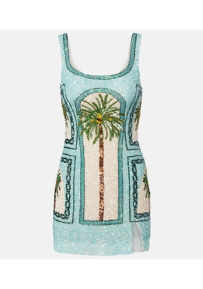 La Fuori Palm Jumeirah embellished minidress