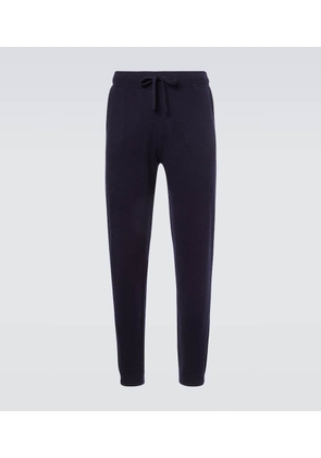 Allude Wool and cashmere sweatpants