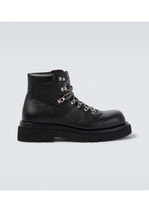 Bottega Veneta Lug leather lace-up boots
