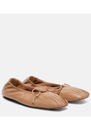 Magda Butrym Leather ballet flats