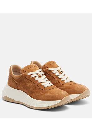 Hogan H669 suede platform sneakers