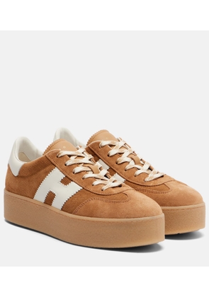 Hogan H698 suede platform sneakers