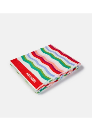 Missoni Wave cotton terry beach towel