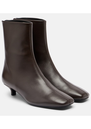 Toteme Leather ankle boots