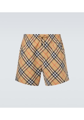Burberry Burberry Check swim trunks