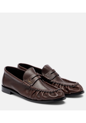 Saint Laurent Le Loafer leather penny loafers