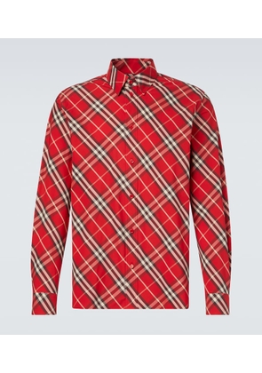 Burberry Checked cotton shirt