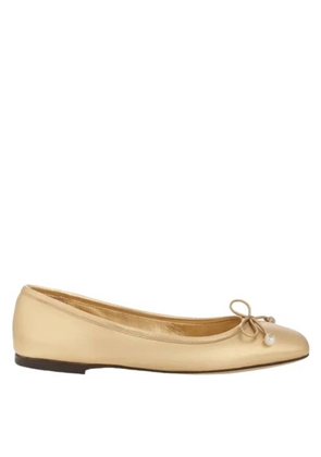 Jimmy Choo Elme Nappa Leather Ballet Flats
