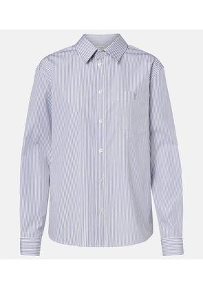 Saint Laurent Striped cotton poplin shirt