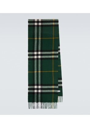 Burberry Burberry Check cashmere scarf