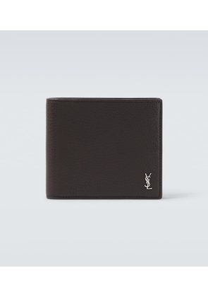 Saint Laurent Tiny Cassandre East/West leather wallet