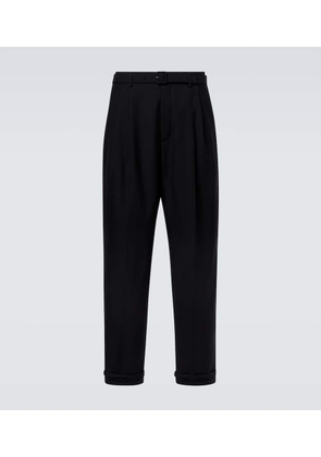 Saint Laurent Wool gabardine straight pants