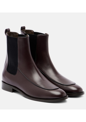Max Mara Mirto leather Chelsea boots