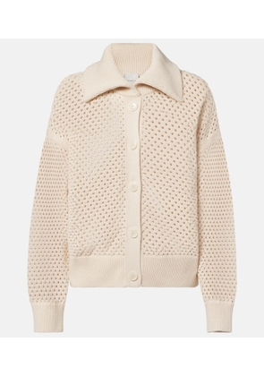 Varley Myrtle pointelle cotton cardigan