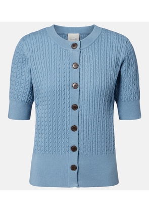 Varley Rhys cable-knit cardigan