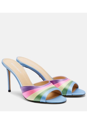 Mach & Mach Gradient 95 satin mules