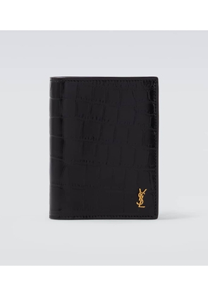 Saint Laurent Cassandre leather card holder