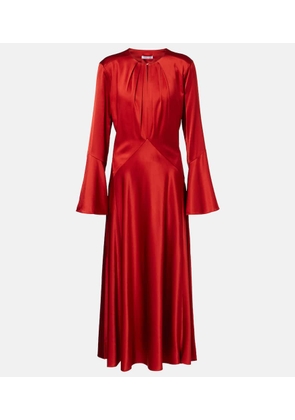 Veronica Beard Ezri silk-blend satin midi dress