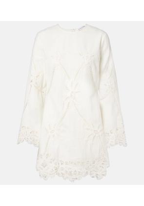 Veronica Beard Amberg cotton and linen minidress