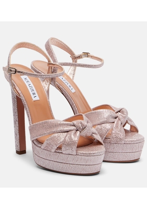 Aquazzura Nina 130 platform sandals