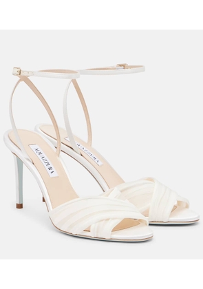Aquazzura Voile 85 satin slingback sandals