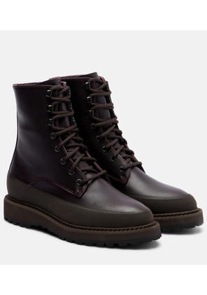 Le Monde Beryl Dolomite leather lace-up boots