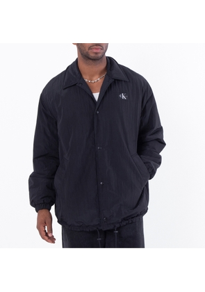 Calvin Klein Straight-Collar Reversible Shirt Jacket