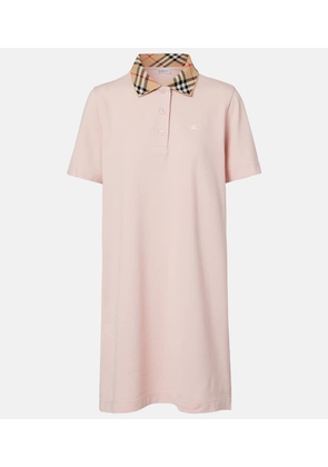 Burberry Burberry Check cotton polo dress