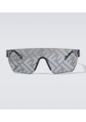 Fendi FF Squared shield sunglasses