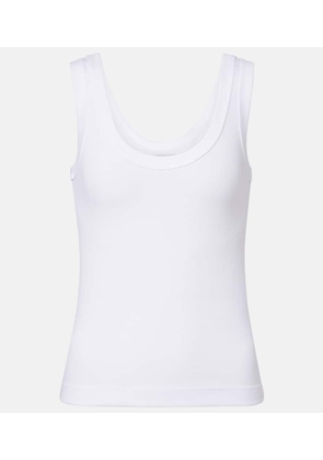 Brunello Cucinelli Cotton-blend tank top