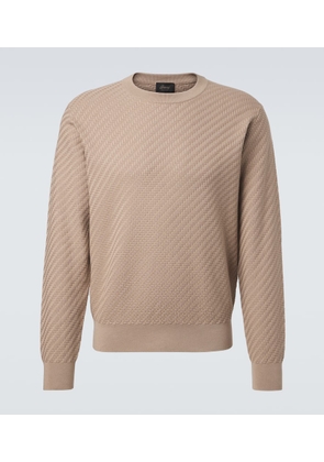 Brioni Cotton, silk, and cashmere sweater