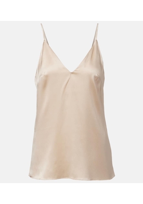 Brunello Cucinelli Silk-blend satin camisole