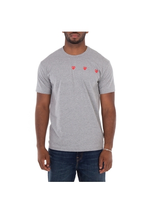 Cdg Play Triple Heart Short-Sleeve T-Shirt