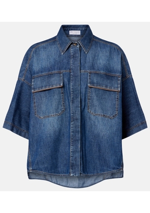 Brunello Cucinelli Denim top