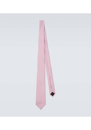 Brioni Printed silk twill tie