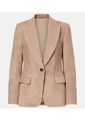 Brunello Cucinelli Suede blazer