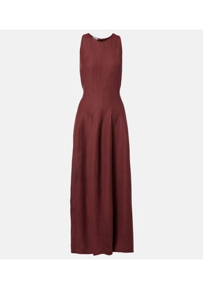 Brunello Cucinelli Striped midi dress