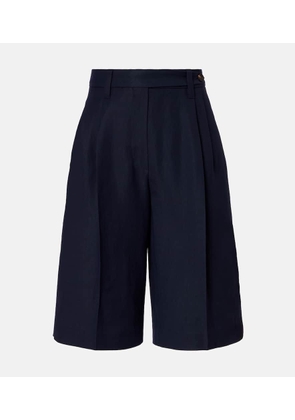 Brunello Cucinelli Monili twill Bermuda shorts