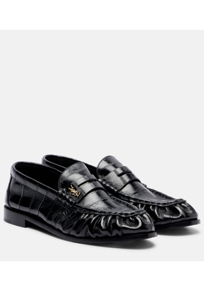 Saint Laurent Patent leather penny loafers