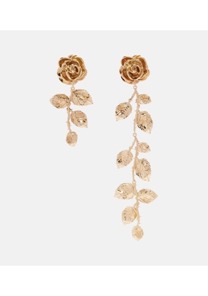 Magda Butrym Floral gold-plated drop earrings
