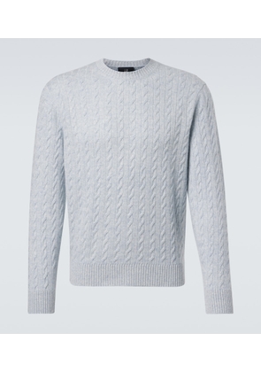 Dunhill Cable-knit cashmere and linen sweater