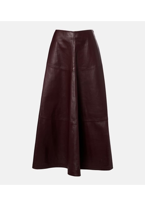 Altuzarra Varda leather maxi skirt