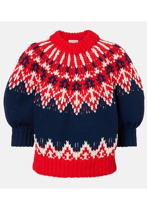 Altuzarra Marty Fair Isle cotton sweater