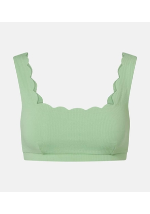 Marysia Palm Springs scalloped bikini top