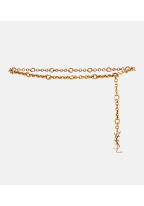 Saint Laurent Cassandre chain belt