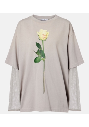 Acne Studios Edra printed cotton jersey T-shirt