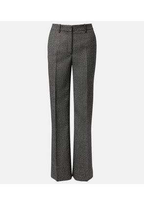 Acne Studios Pekko houndstooth wool wide-leg pants