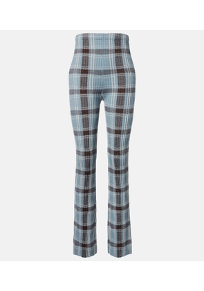 Acne Studios Checked wool-blend slim pants