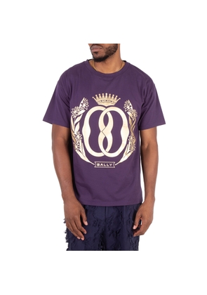 Bally Emblem Print Short Sleeve Graphic T-Shirt