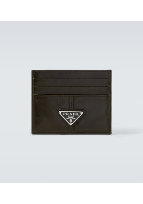 Prada Logo leather card holder